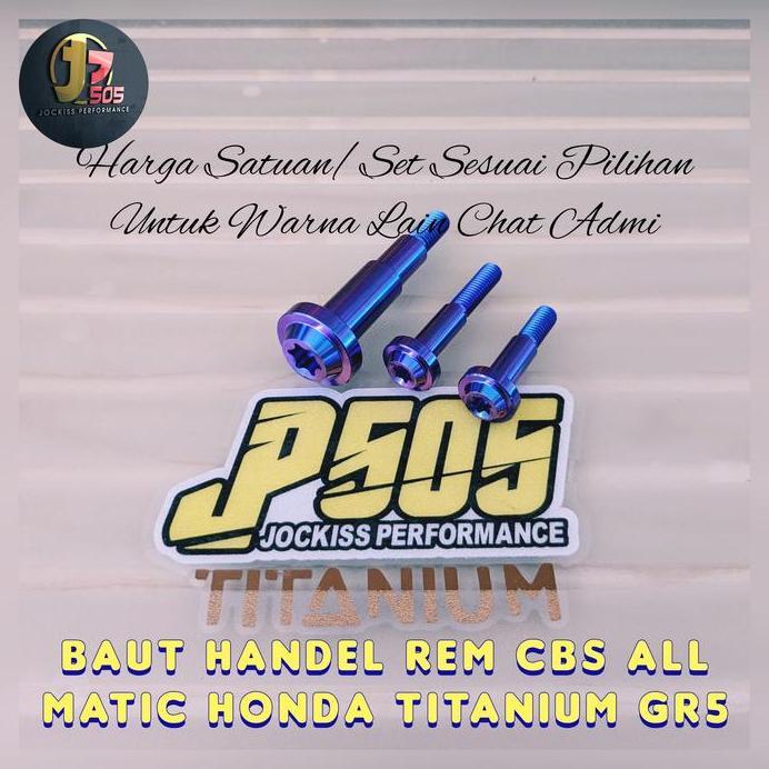SIAP KIRIM TITANIUM BIG BAUT TOJOS HANDEL REM CBS STANDART HONDA VARIO BEAT GENIO