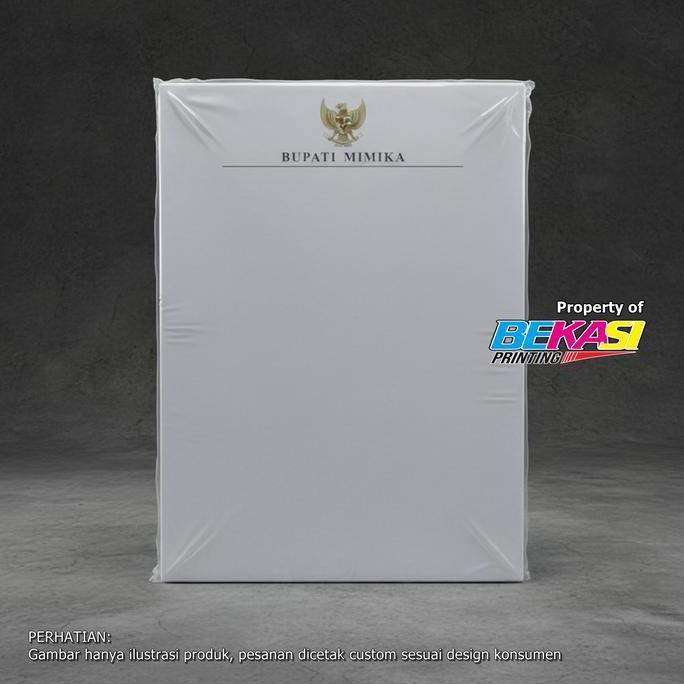 HARGA DISC - 100 GSM Letterhead Foil Cetak Kop Surat HVS Foil Gold Emboss