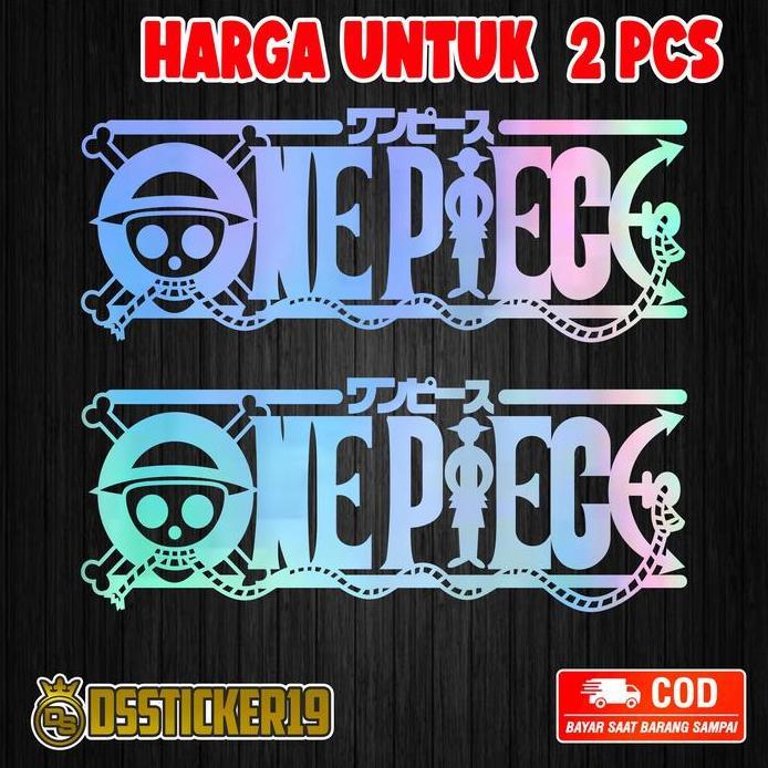 SIAP KIRIM STICKER CUTTING ONE PIECE STIKER MOTOR SCOOPY DAN GENIO