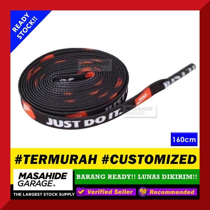 JUST DO NKE LACES LIMITED SHOELACES TALI SEPATU AIR JRDAN 160cm