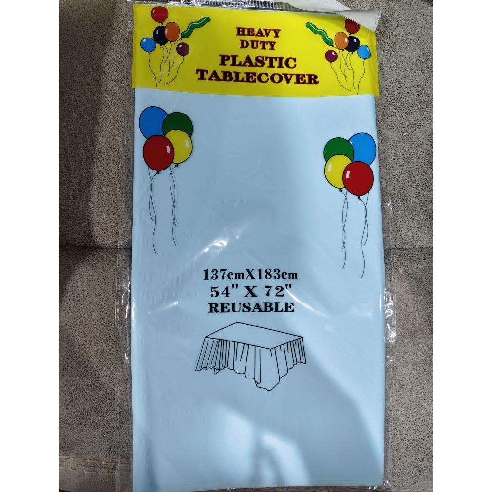 FREE ONGKIR TAPLAK MEJA 137 X 187 CM DEKOR ULTAH BIRTHDAY POLOS TABLE CLOTH