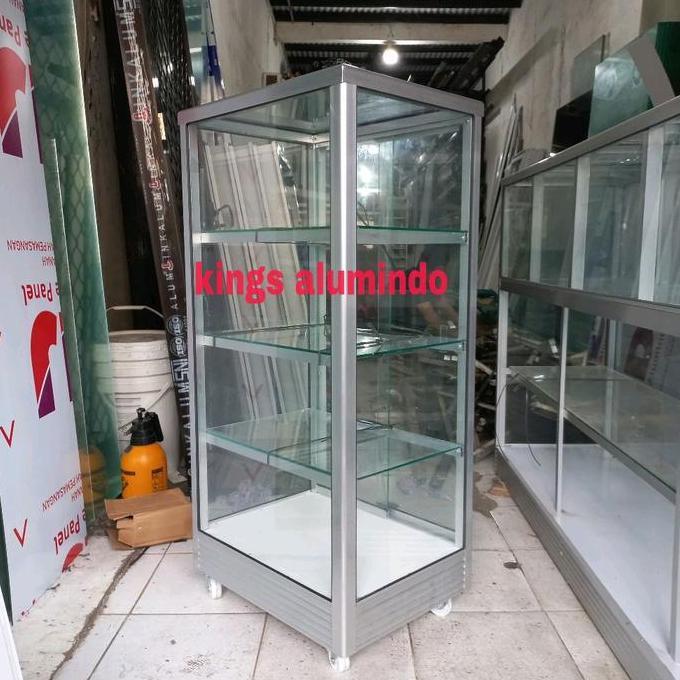 etalase kaca - etalase standar - etalase kaca aluminium - etalase kaca aluminium