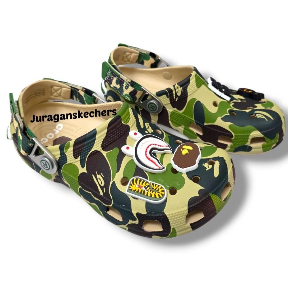 new deals crocs x bape/sandal crocs x bape/sandal pria/crocs pria (crocs classic x bape)
