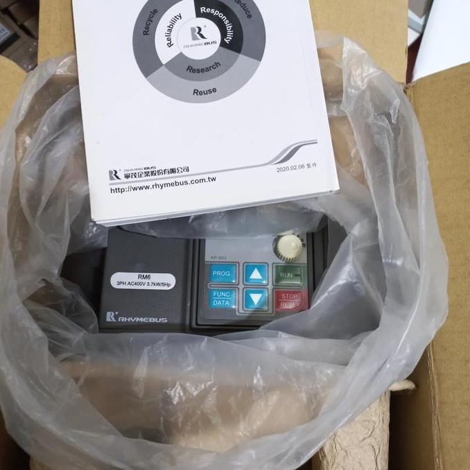 Sale Inverter Rhymebus Rm6-4005B3 3,7Kw/ 5Hp3Phase 380Vac Rhymebus Terbaru.