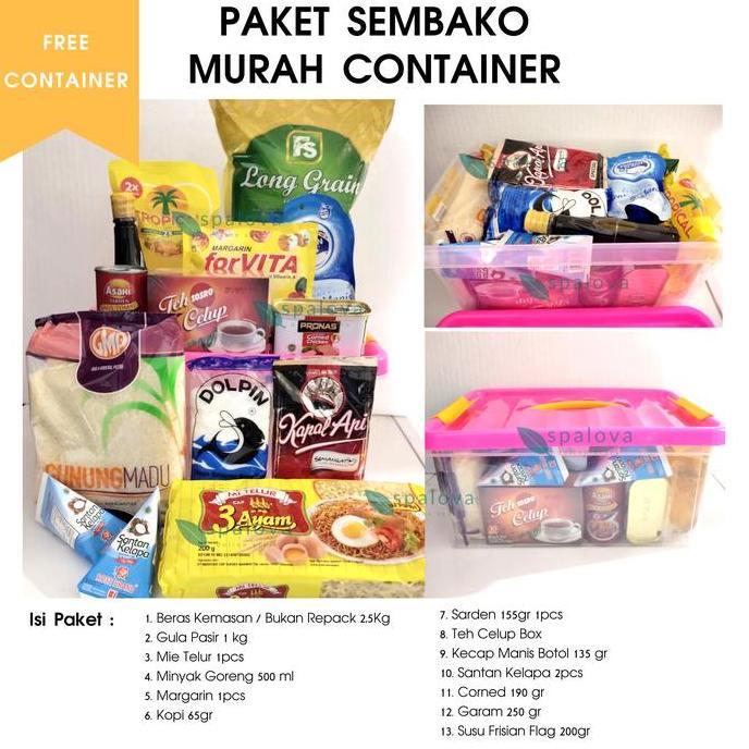 PAKET SEMBAKO MURAH CONTAINER Gift