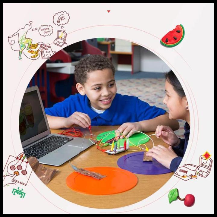 Promo Makey Makey Starter Kit Kickstarter Trainer Elektronik Micro 100% Original