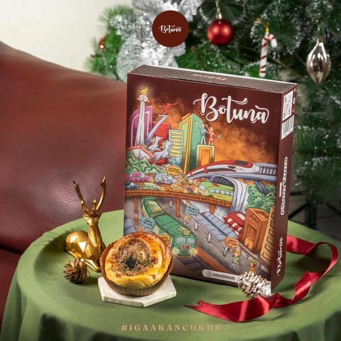 Botuna Roti Abon Tuna Oleh-Oleh Khas Jakarta 6 PCS