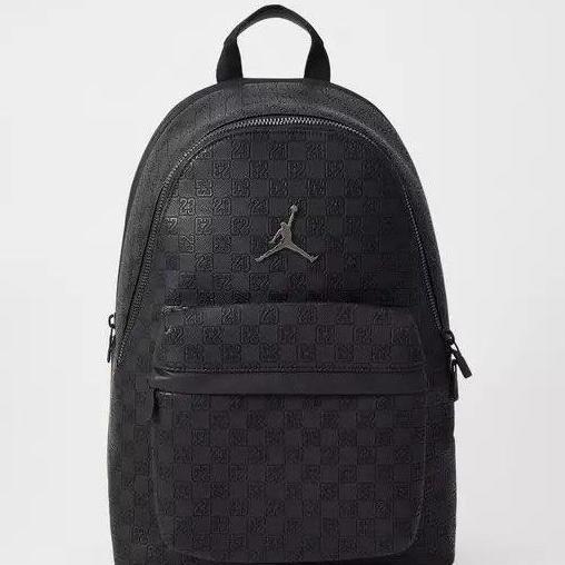 Air JORDAN JUMPMAN MONOGRAM BACKPACK MA0986-023 Black Leather Tas 100%