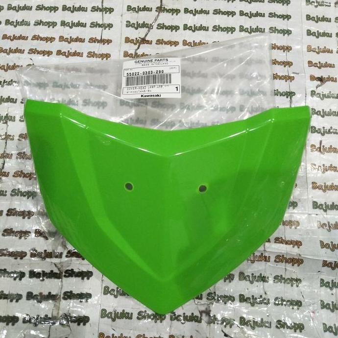 Batok Lampu Bagian Atas Ksr110 Ksr 110 Hijau Original Kawasaki Original