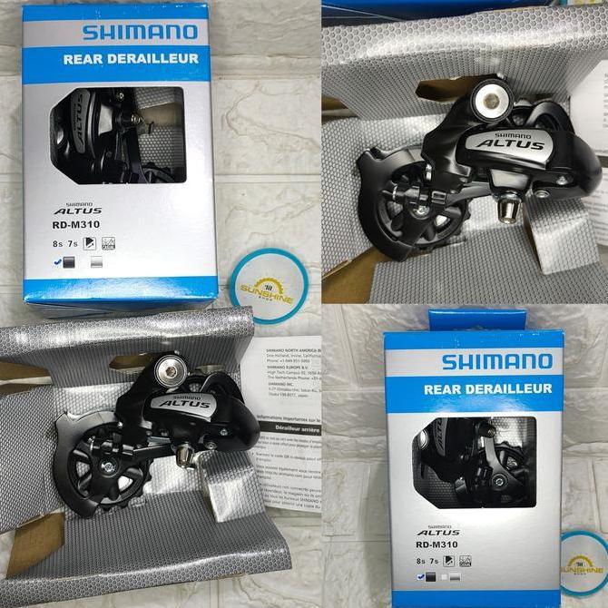 RD Rear Derailleur 7 8 Speed SHIMANO ALTUS RD-M310 Sepeda Lipat Seli Folding Bike MTB Roadbike