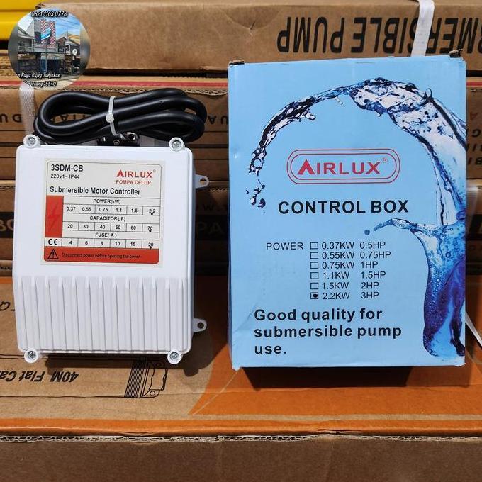 Control Box Pompa Satelit 3 Hp 2.2 Kw Airlux High Quality
