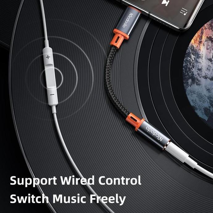Mcdodo Splitter Type C Ke Jack 3.5Mm Untuk Ipad Samsung Oppo Mi Vivo Realme