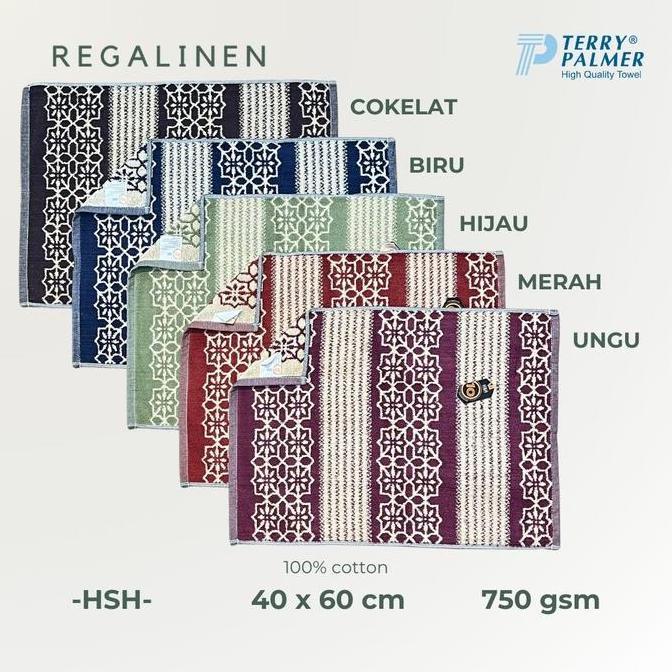 Orenji- Keset Terry Palmer Handuk Kaki Hsh Motif Minimalis 40X60 Katun High Quality Bathmat Pure Cot