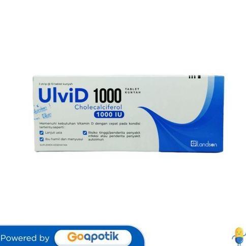 Ulvid 1000 Iu Box 30 Tablet Best Seller/Best Quality[Original]