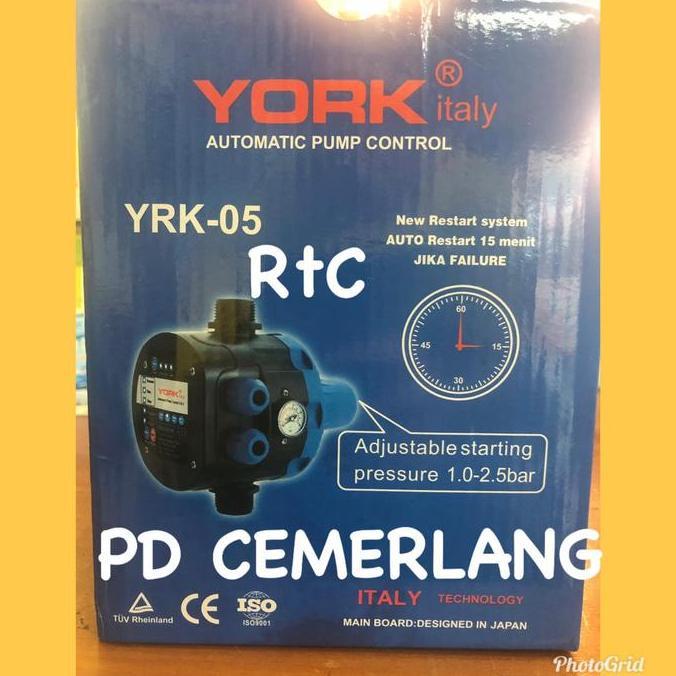 Otomatis Pompa Booster Pompa Pendorong York Booster Pump Ready