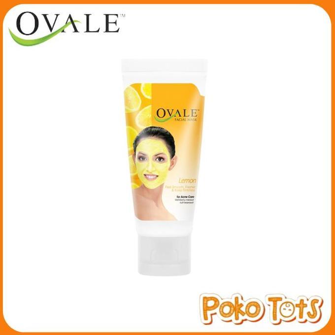 Feisumasuku- Ovale Facial Mask Bengkoang & Lemon Tube 75Gr Masker Pencerah Wajah