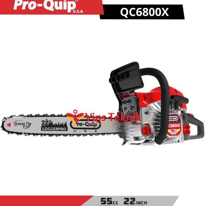 Gergaji Kayu Pohon Chainsaw Chain Saw 22inch PROQUIP QC 6800 QC6800X