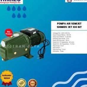 Pompa Shimizu Jet 100 Bit / Shimizu Semi Jet Pump 100 Bit / Pompa Air Shimizu Jet 100 Bit Murah