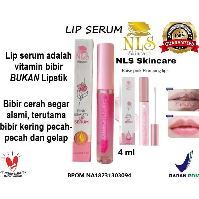 Feisumasuku- Nls Lip Serum Pink Beauty Bpom Dan Original / Pink Beauty Lip Serum / Skincare Bibir / 