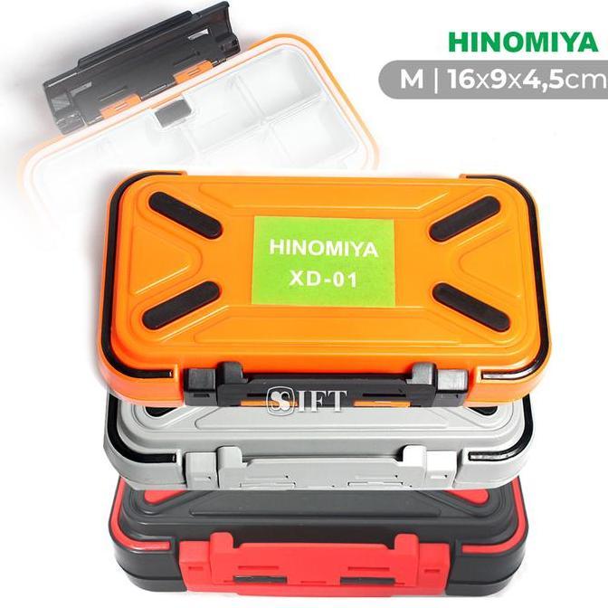 Sakanatsuri- Kotak Kail Hinomiya Waterproof Box Xd-01 (M) | 2 Sisi