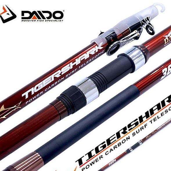 Sakanatsuri- Joran Daido Antena Tigershark Surf Carbon 270Cm 300Cm 360Cm 390Cm 420Cm 450Cm