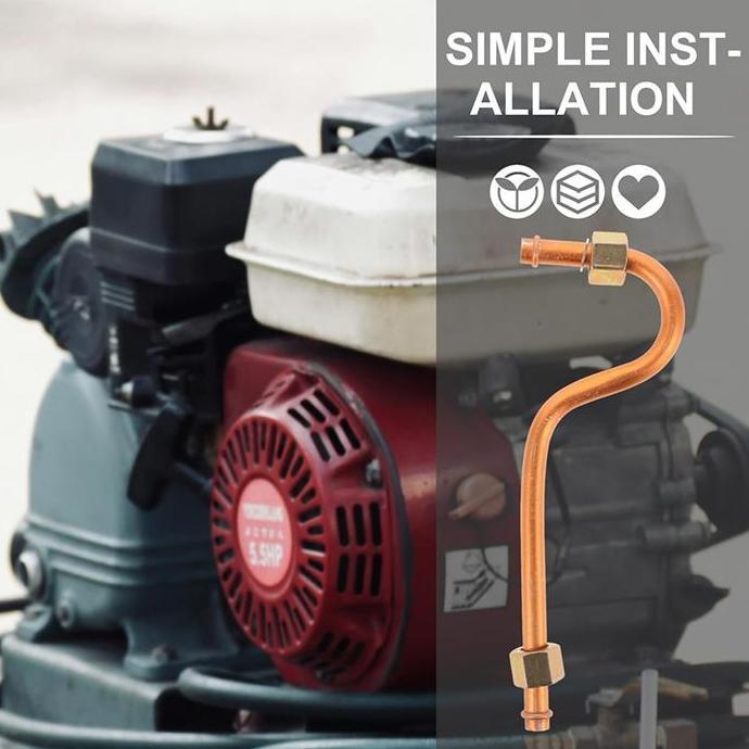 LOANHERCH Pipa Angin Kompresor Berbentuk 7 / Sparepart Kompresor Angin / Pipa Pengembalian Udara