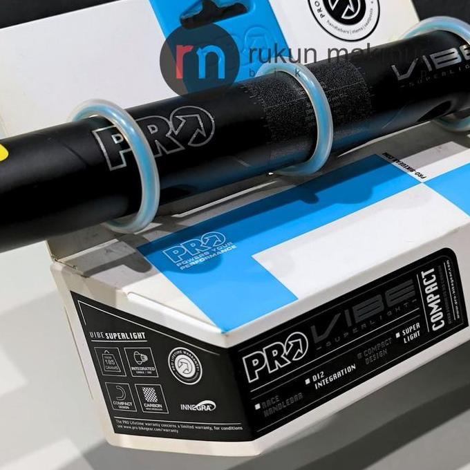 Promo PRO VIBE SL SuperLight Road Bike Carbon Handlebar Ergonomic Compact Super Light With Full Inte