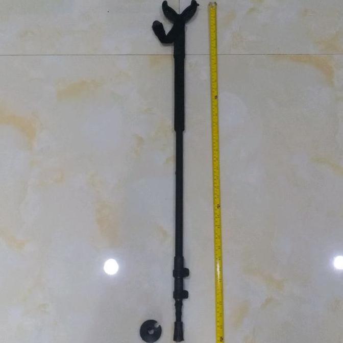 MONOPOD SHOOTING REST GUN RIFLE PCP w/ V-YOKE STICK no BIPOD TRIPOD
