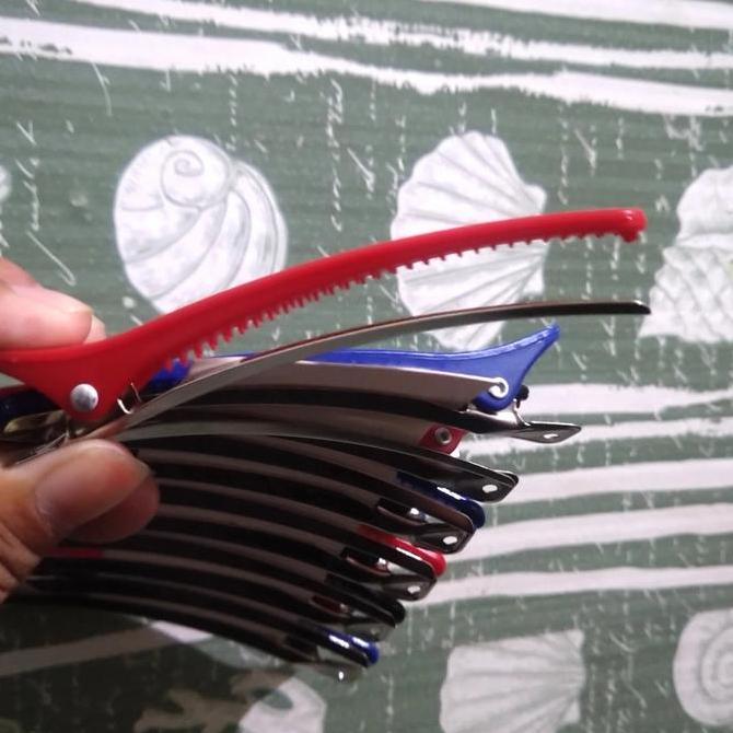jepit rambut salon jepit rambut bebek warna warni isi 12