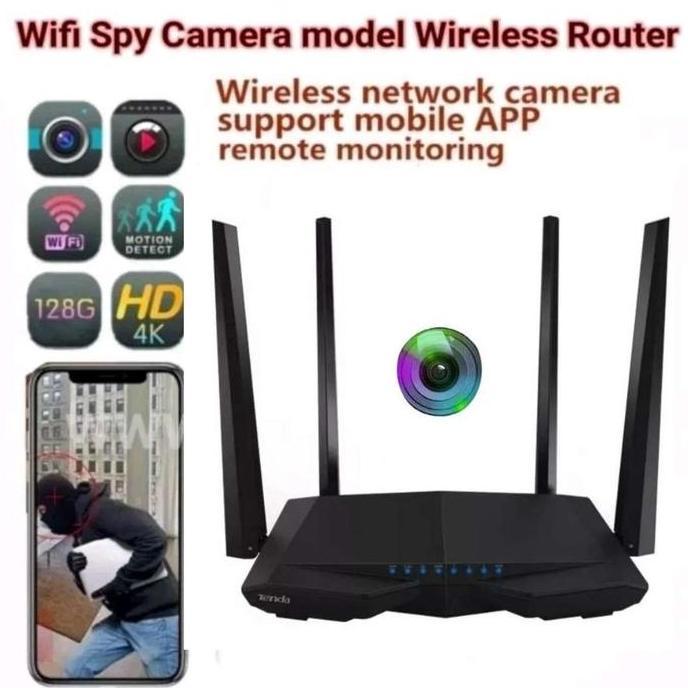 HARGA DISC - Router Wifi Spy Hidden Camera 4K