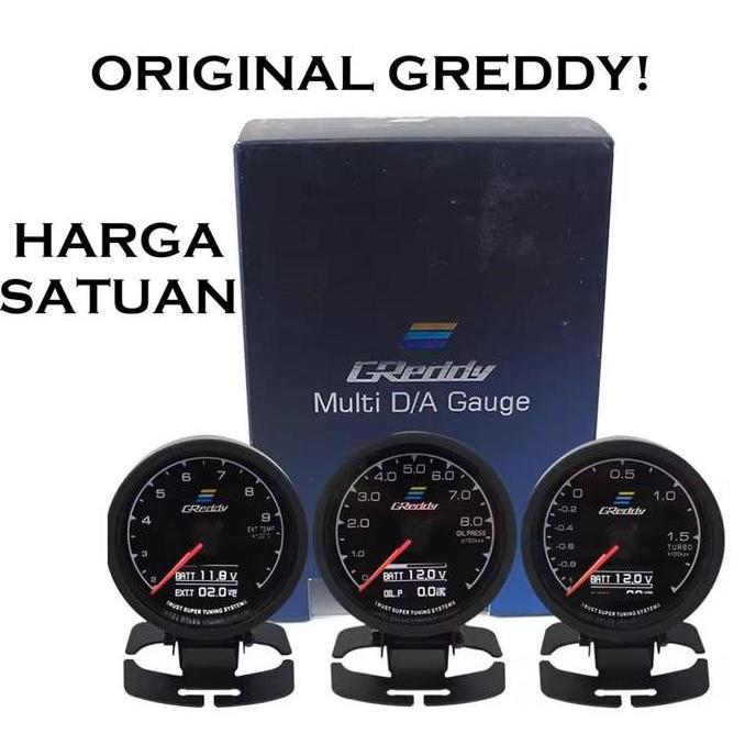 TACHOMETER GREDDY ORI INDIKATOR MOBIL LCD GAUGE GREEDY TAKOMETER ORIGINAL DAN TERPERCAYA