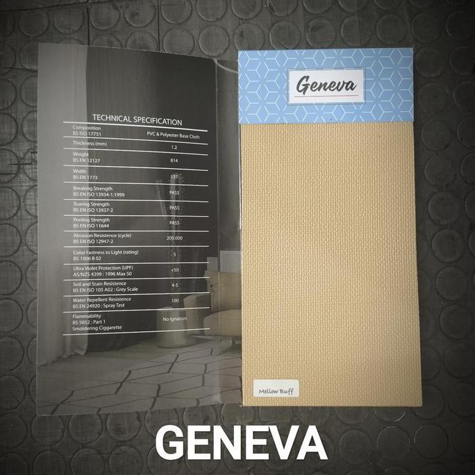 Kulit Sintetis Oscar Tebal Motif Kain Untuk Sofa Jok Kursi REGENCY - GENEVA