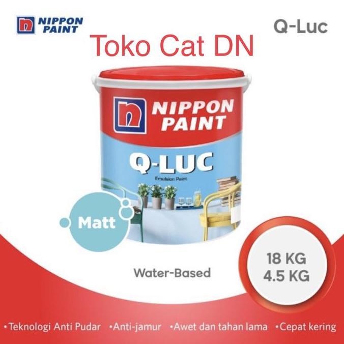 HARGA DISC - Cat Tembok Qluc nippon paint 1 pail 18 kg 1505 - white / putih