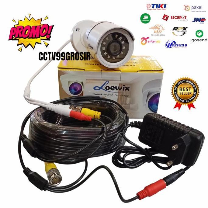 PAKET KAMERA CCTV ANALOG OUTDOOR / BISA LANGSUNG KE TV