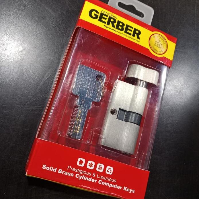 cylinder computer keys solid brass Gerber zermaen anak kunci bagus