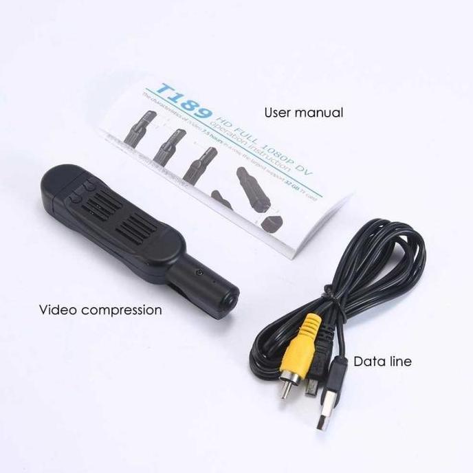 Spy Camera Mini Wifi Kamera Pengintai Model Pulpen Clip