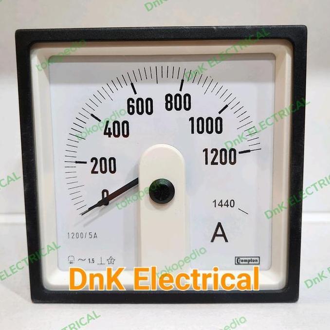 TERMURAH - Ampere Meter Via CT Merk CROMPTON