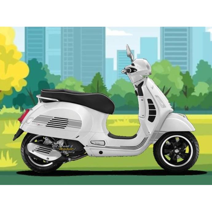 CUTTING sticker motor vespa gts custom
