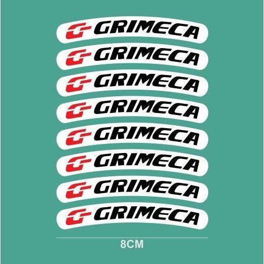 Cutting Sticker Velg Motor Grimeca 1set isi 8pcs
