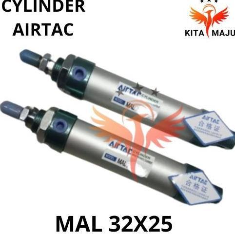 Murah Cylinder Pneumatic Airtac Mal 32X25