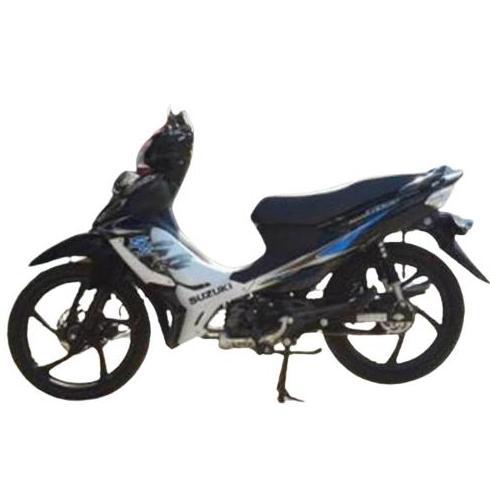 striping stiker motor suzuki smash titan 2012 hitam-putih