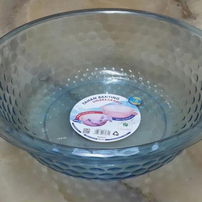 BASKOM PLASTIK TRANSPARAN 8.5 ltr / BASKOM BULAT murah