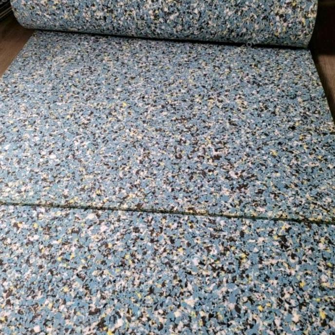 Ready kasur busa busa peredam busa spon busa rebonded abu abu kuning belang
