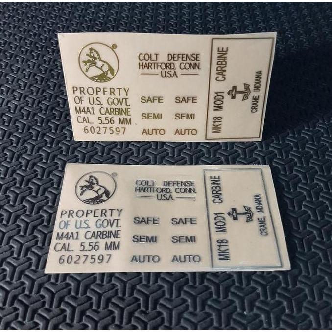 STICKER AIRSOFT-STICKER TEMPEL METAL AEG-STICKER DECAL M4-STICKER AEG PROMO TERBATAS