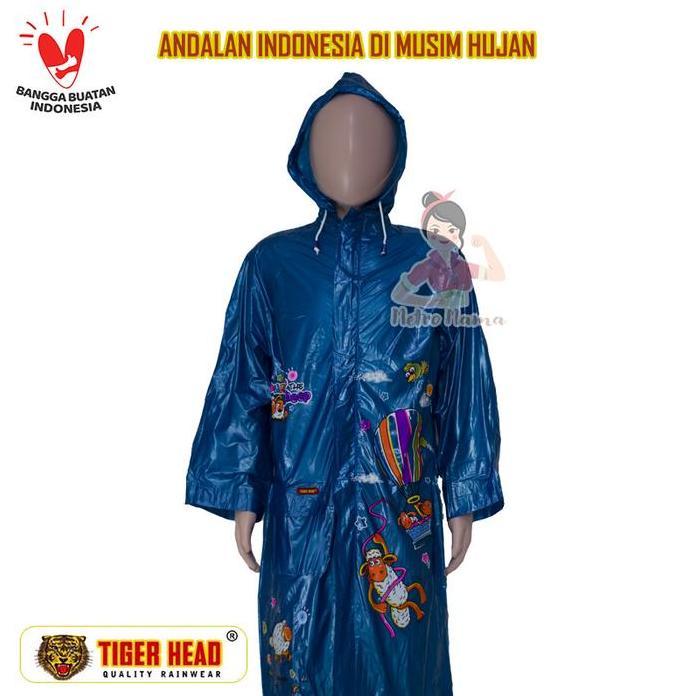JAS HUJAN PONCO REMAJA TIGER HEAD 68265 ORIGINAL PROMO