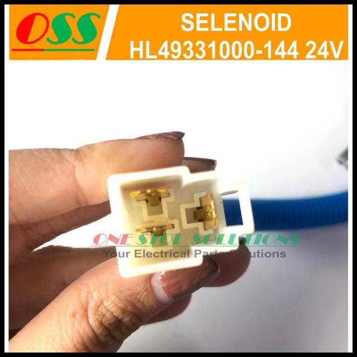 HOT DEAL SELENOID SOLENOID HL49331000-144 24V UNIV UNTUK GENSET ALAT BERAT 
