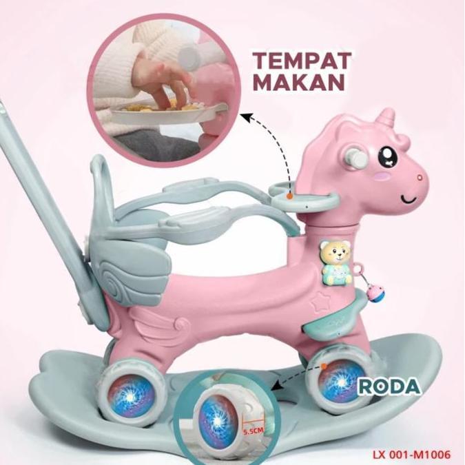 mainan anak kuda kudaan dorong junkat jungkit mainan jungkit