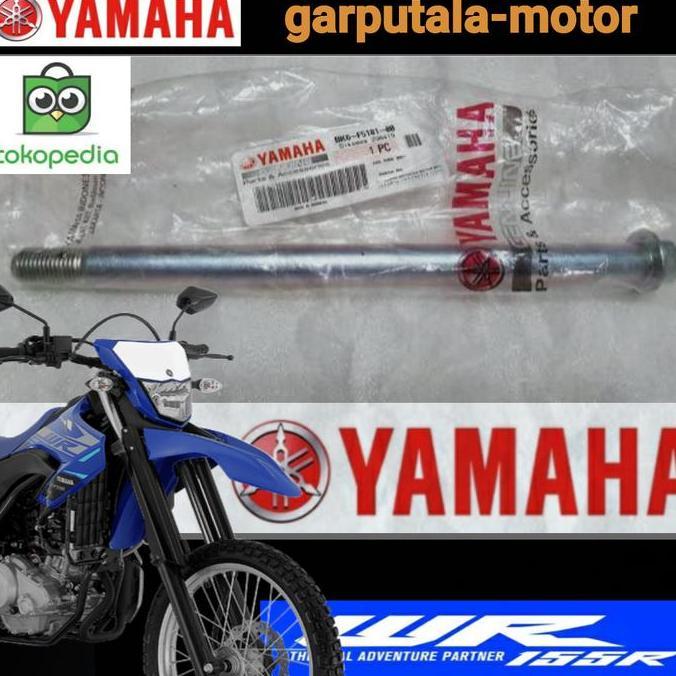 Axle Wheel Bk6-F5181-00 Yamaha Wr155R B3M1 Yzf155 R15 Axle As Tromol Roda Depan Original Yamaha Genu