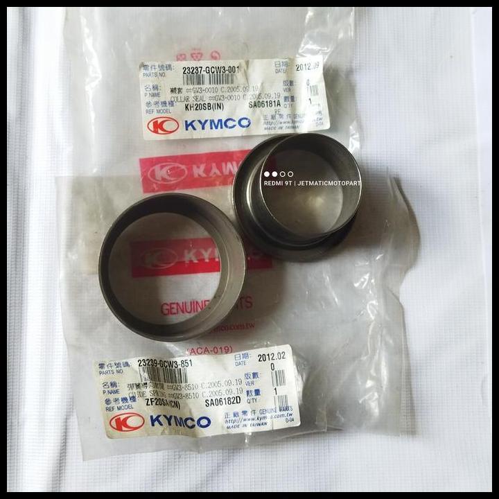 TERBARU COLLAR SEAL DAN GUIDE SPRING PULLEY KYMCO EASY, FREE EX, FREE LX, JR 