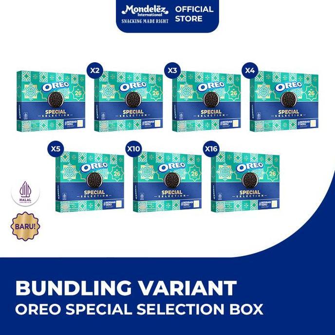 NEW OREO SPECIAL SELECTION (PAKET ISI 7), HAMPERS LEBARAN PARSEL GIFT BOX UNTUK ORANG TERSAYANG BEST